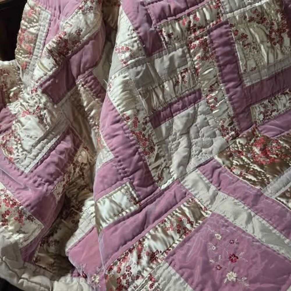 Floral Patchwork Quilt